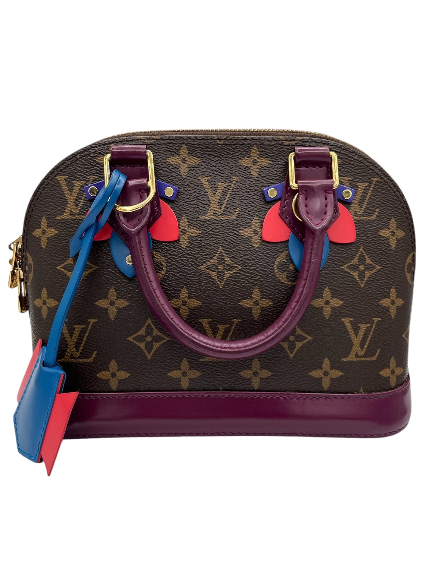 LOUIS VUITTON - Magenta Monogram Canvas Totem Alma BB Crossbody Bag