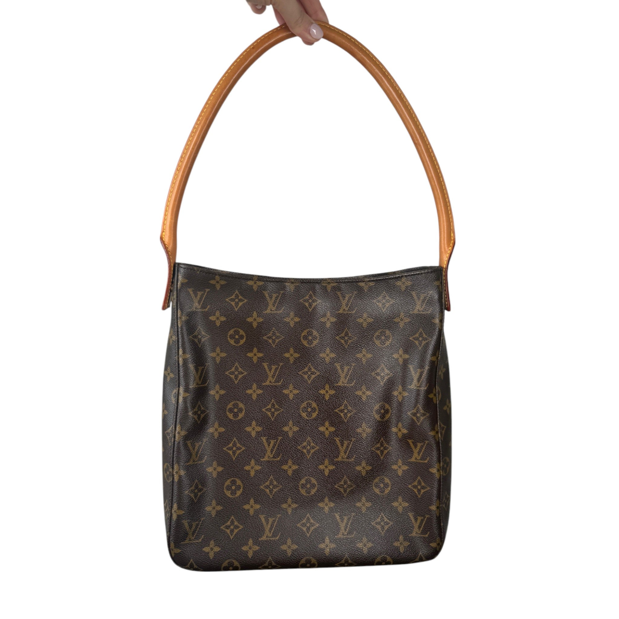 PRE-OWNED LV Monogram Canvas Looping GM Shoulder Bag