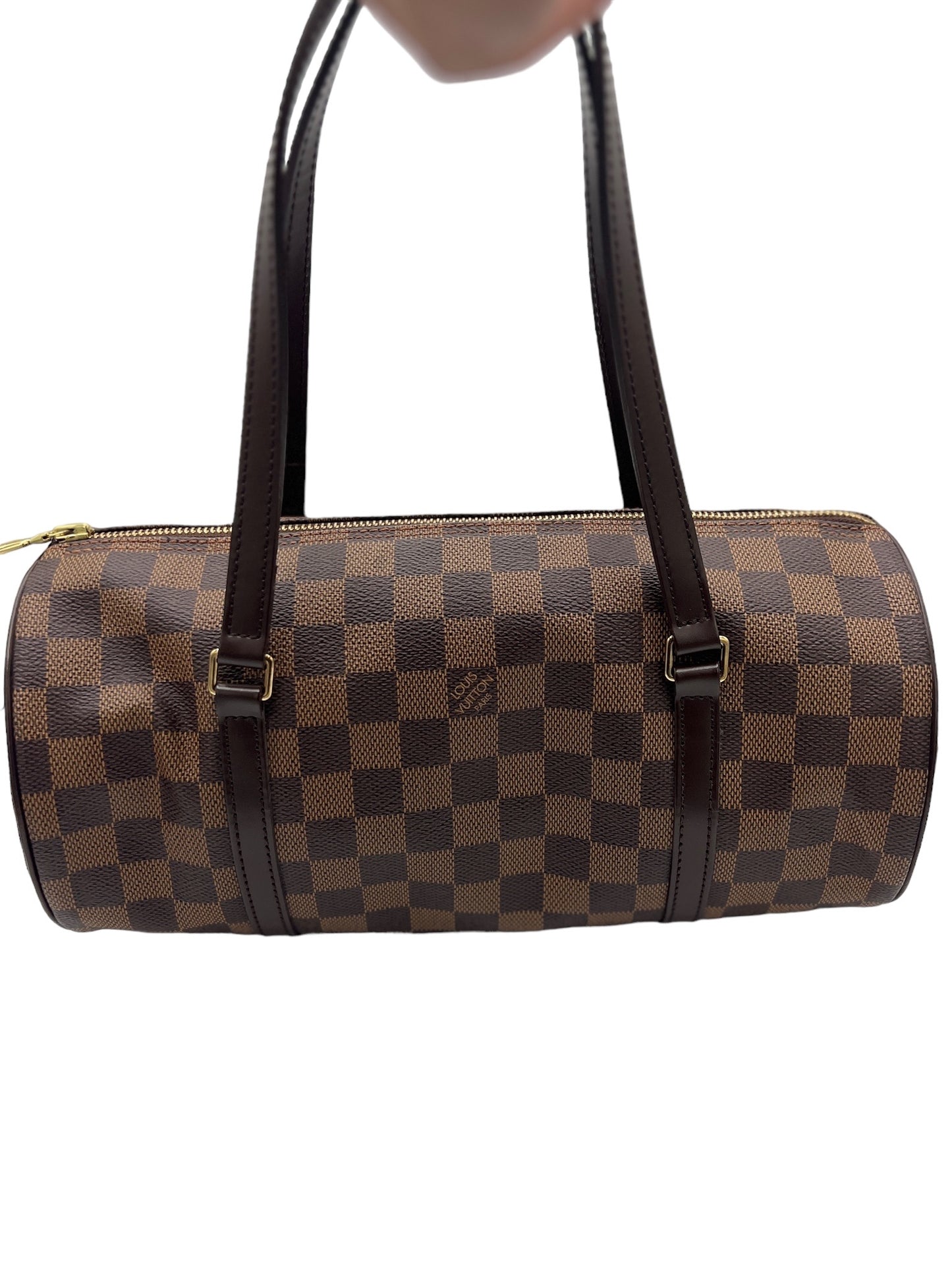 LOUIS VUITTON - Papillon 30 Ebene Damier Canvas Handbag