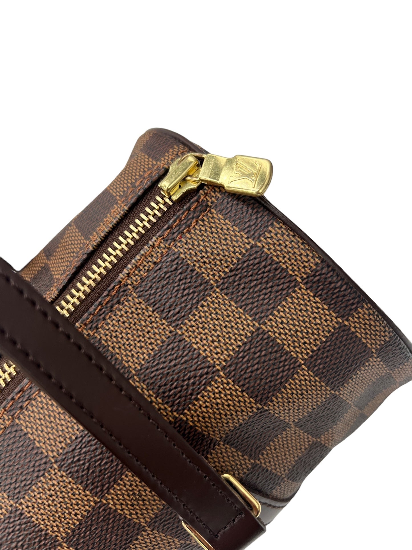 LOUIS VUITTON - Papillon 30 Ebene Damier Canvas Handbag