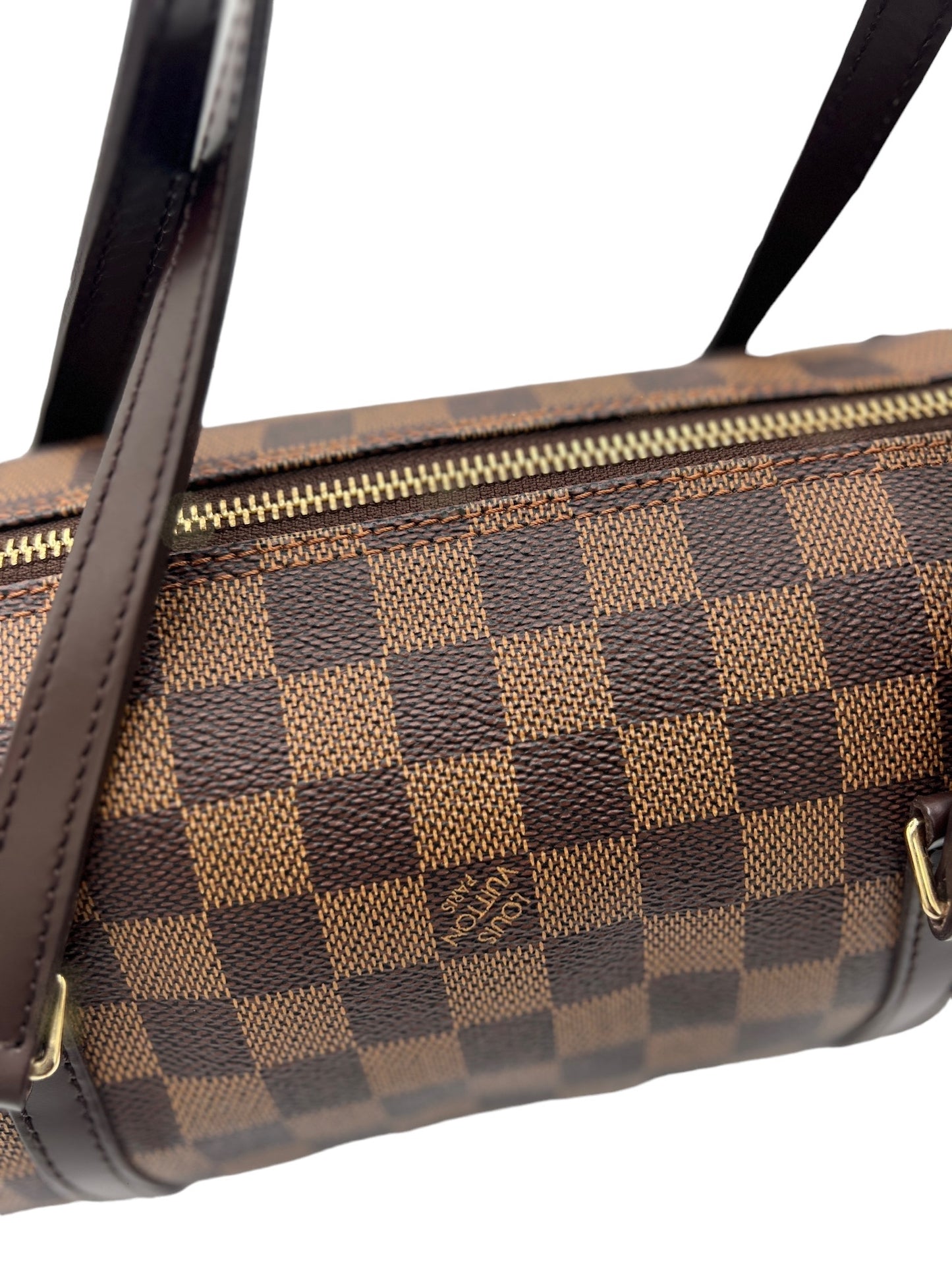 LOUIS VUITTON - Papillon 30 Ebene Damier Canvas Handbag