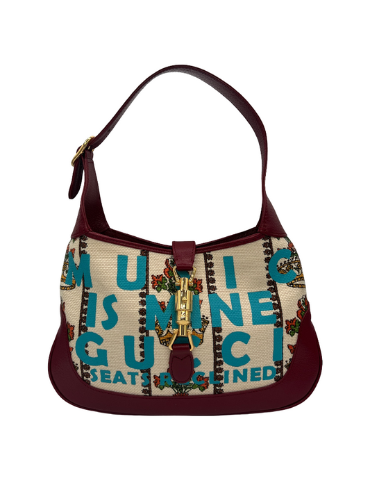 GUCCI - 100 Jackie 1961 Hobo Limited Edition Canvas Small