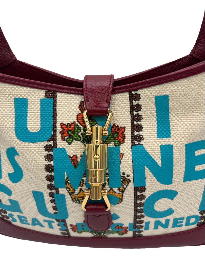 GUCCI - 100 Jackie 1961 Hobo Limited Edition Canvas Small