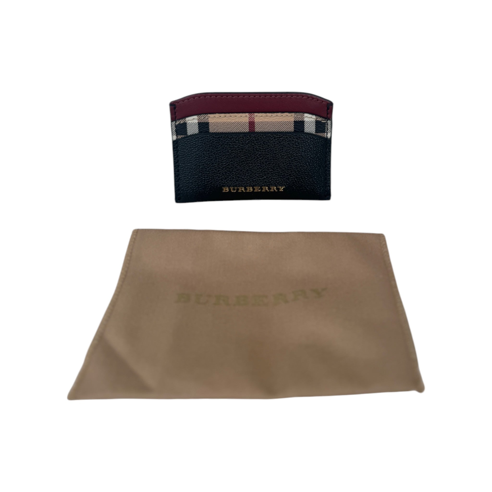 PRE-OWNED Izzy Black Calfskin Cardholder