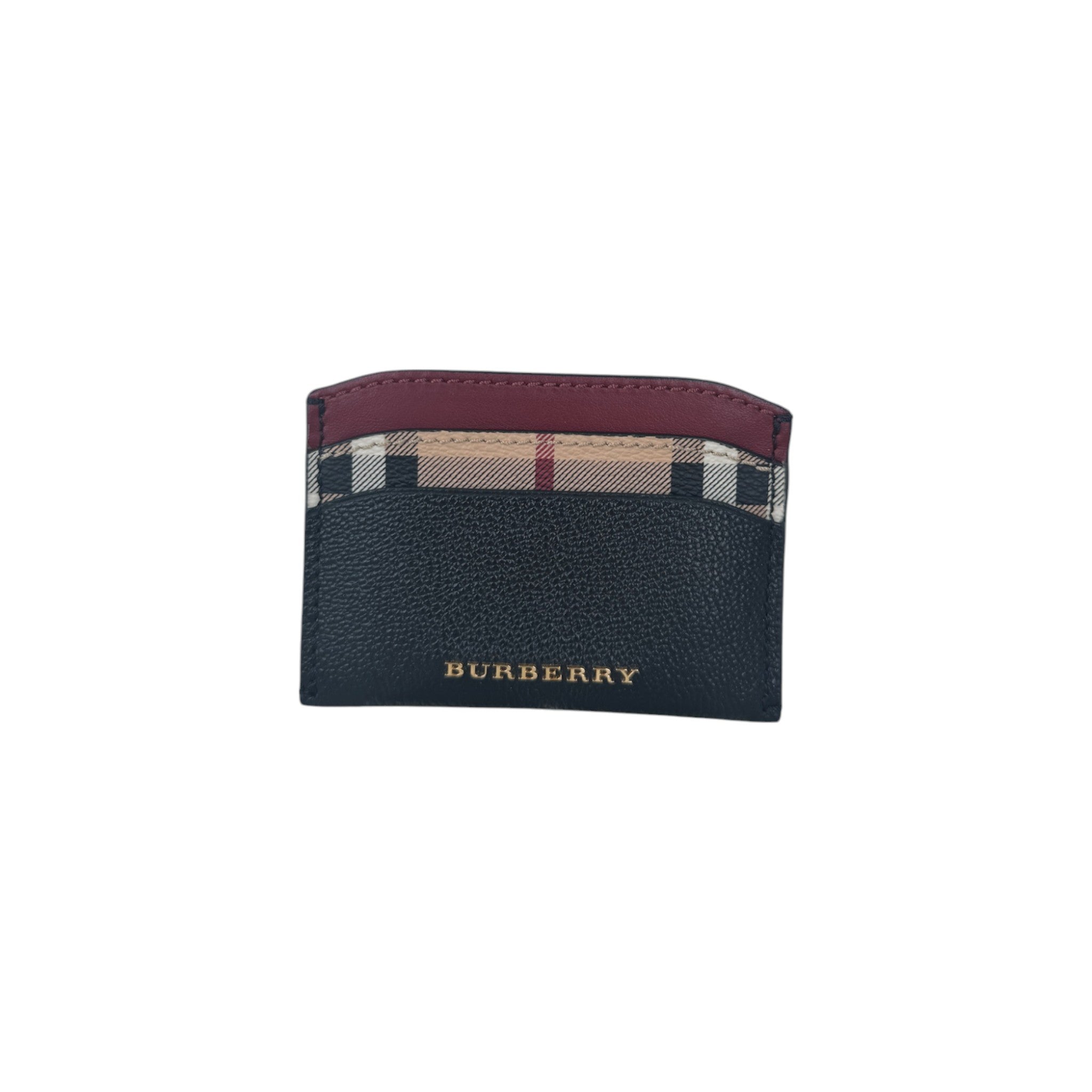 PRE-OWNED Izzy Black Calfskin Cardholder