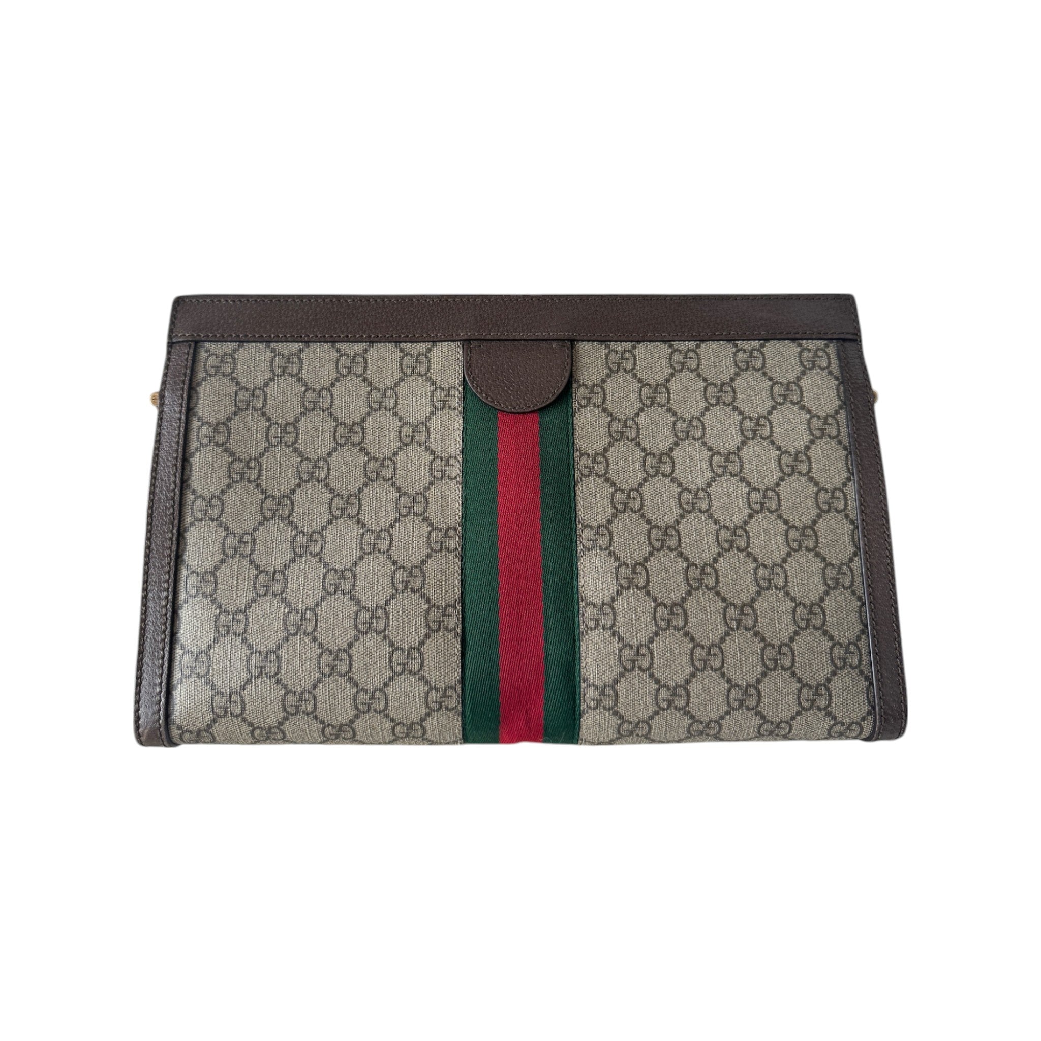Bolso de hombro de lona GG Ophidia Supreme de segunda mano
