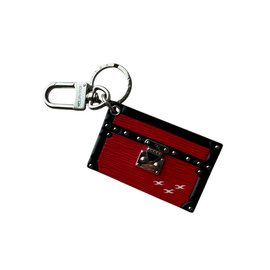 PRE-OWNED Trunk Red Epi Bag Charm