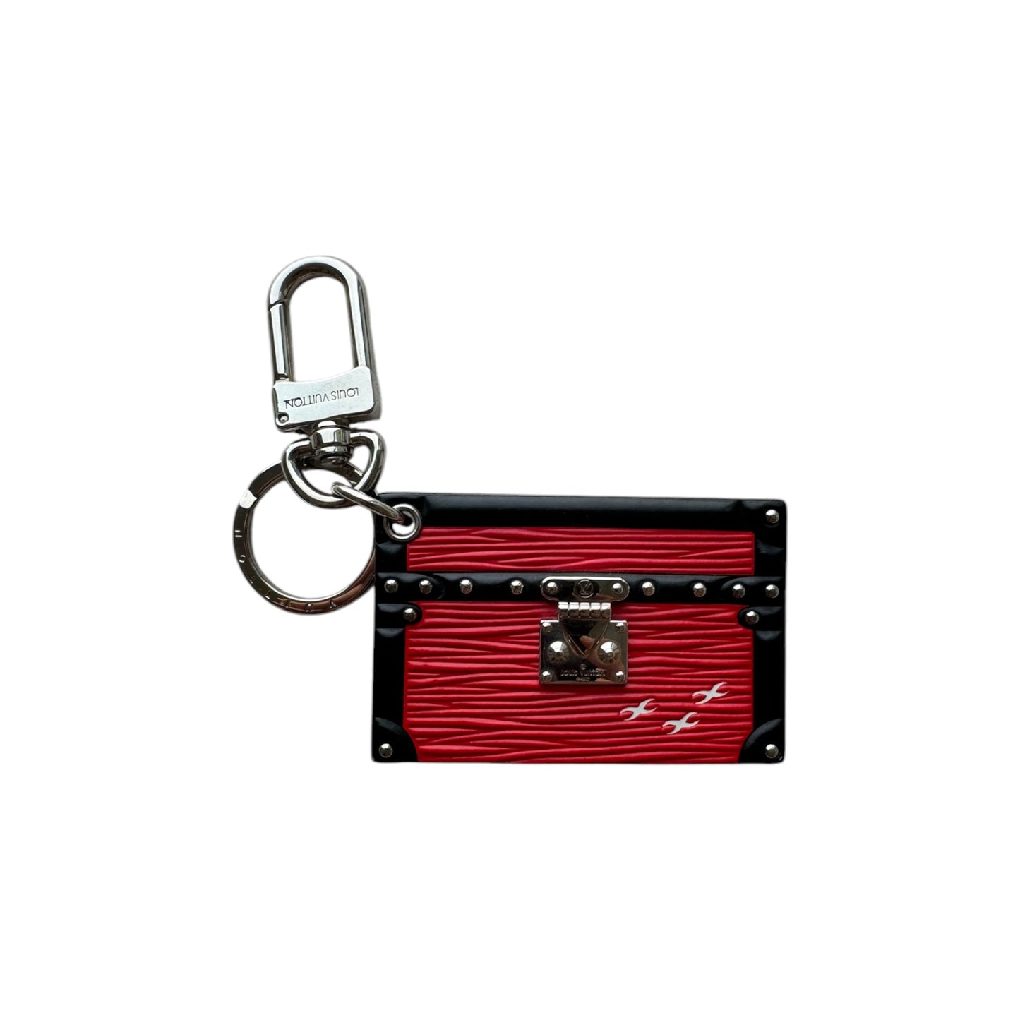 PRE-OWNED Trunk Red Epi Bag Charm