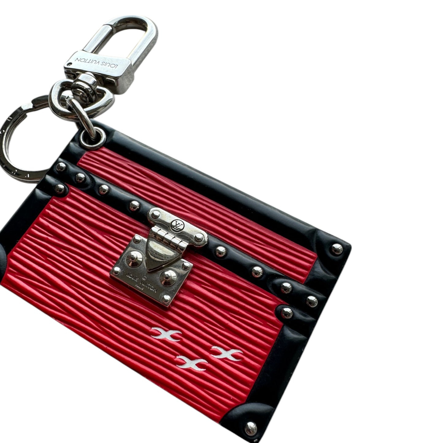 PRE-OWNED Trunk Red Epi Bag Charm