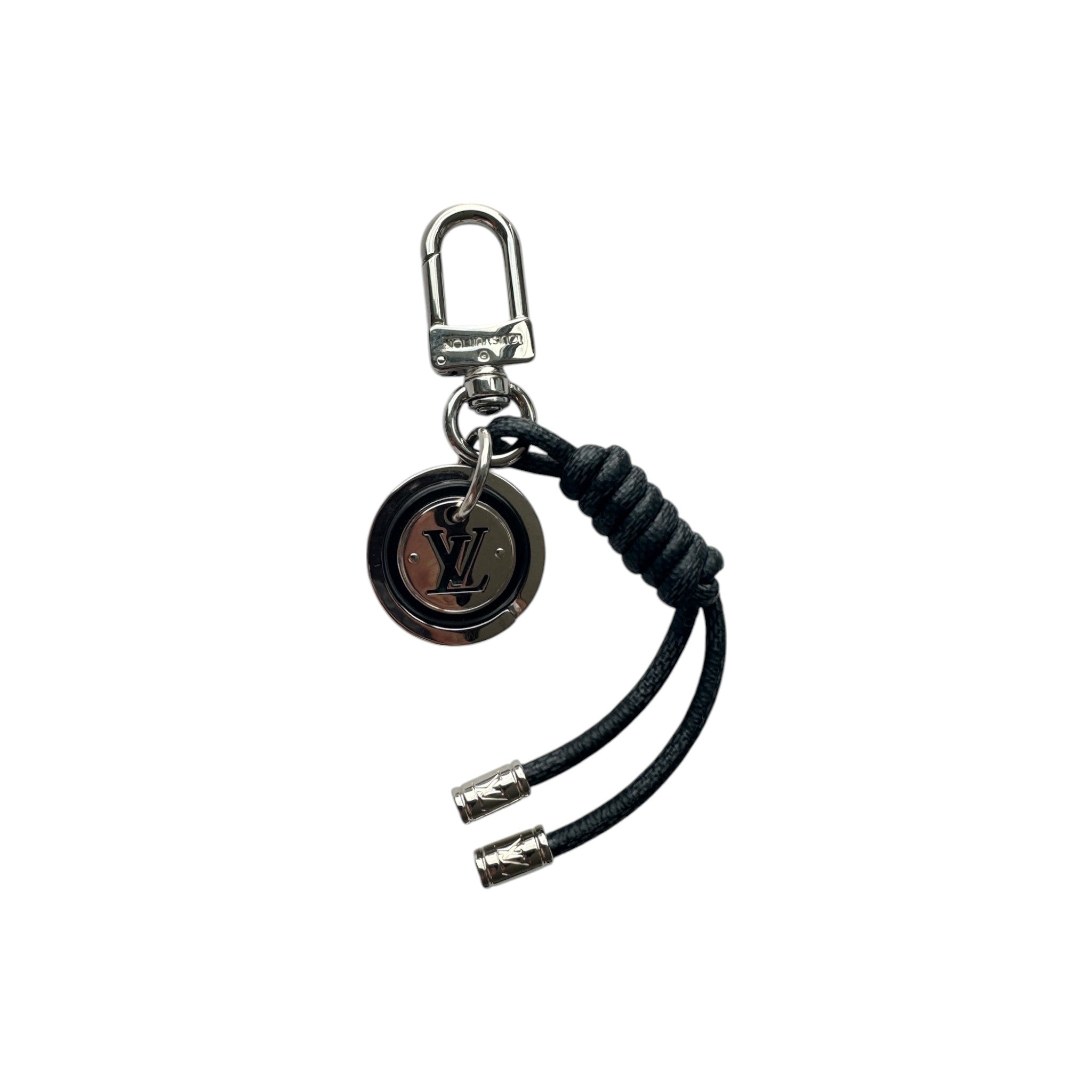 PRE-OWNED LV Silver Rope Bag Charm