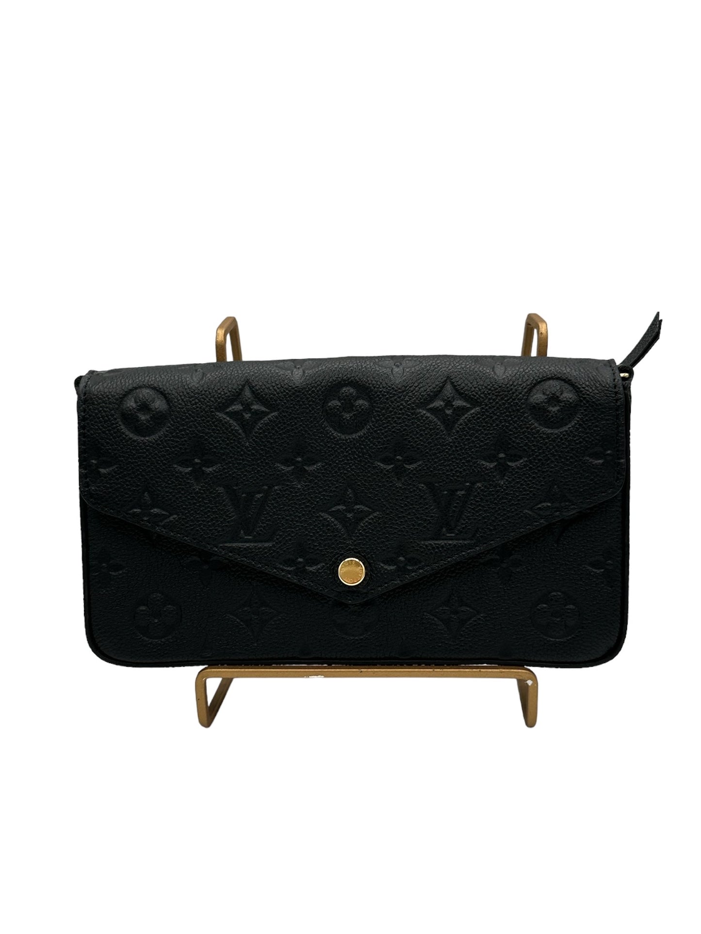 LOUIS VUITTON - Felicie Other Style Noir Monogram Empreinte Leather Crossbody Bag