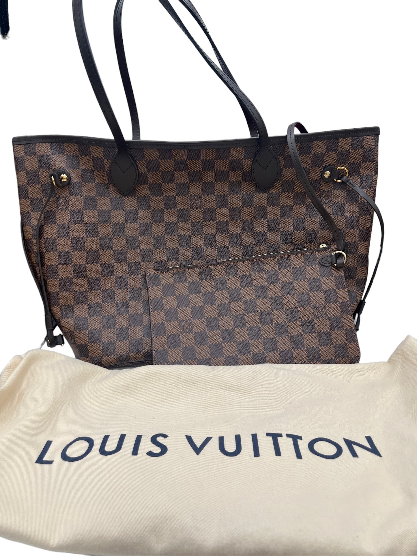 LOUIS VUITTON - Damier Ebene Neverfull MM