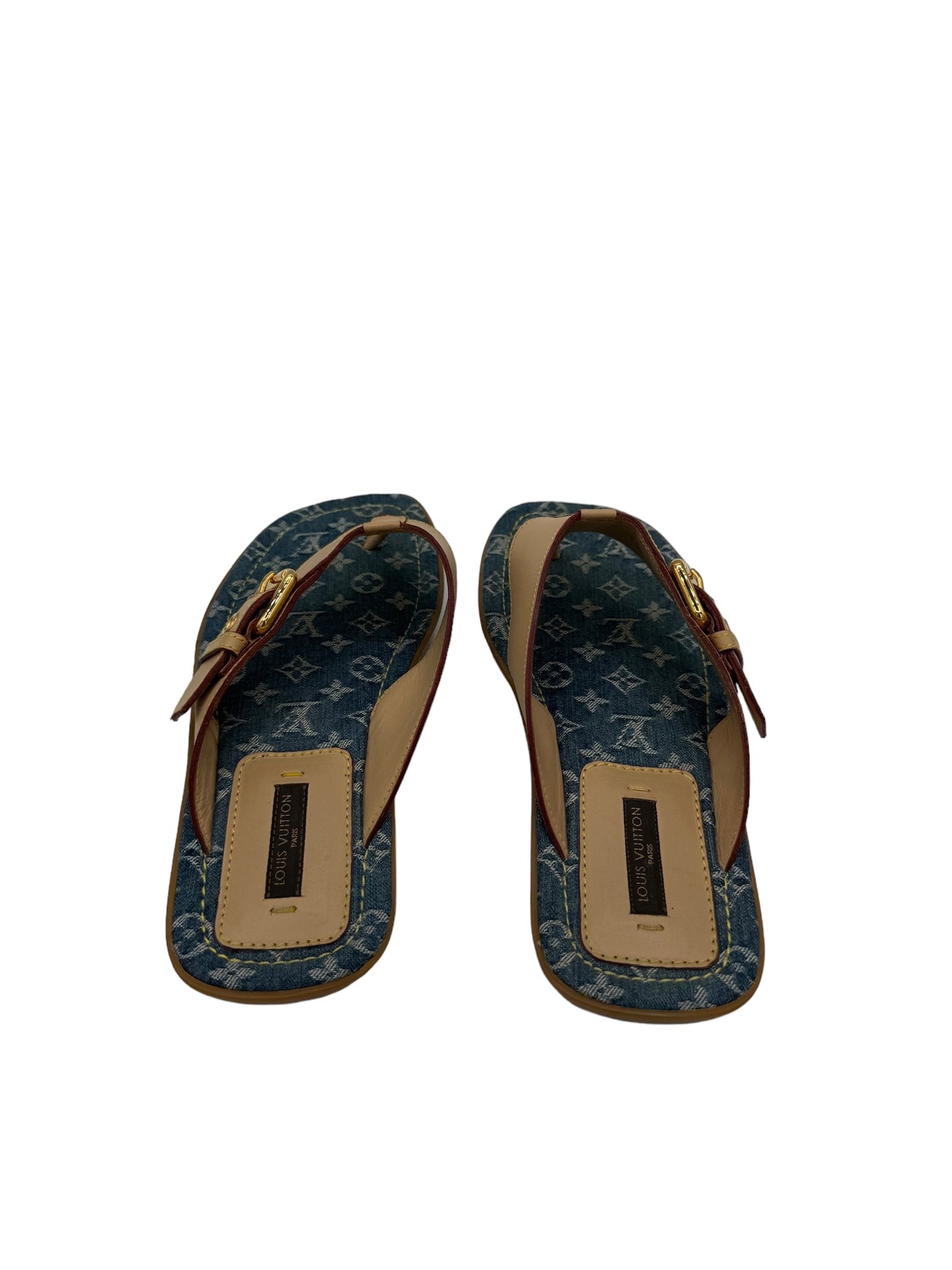 LOUIS VUITTON - Denim Monogram Sandals