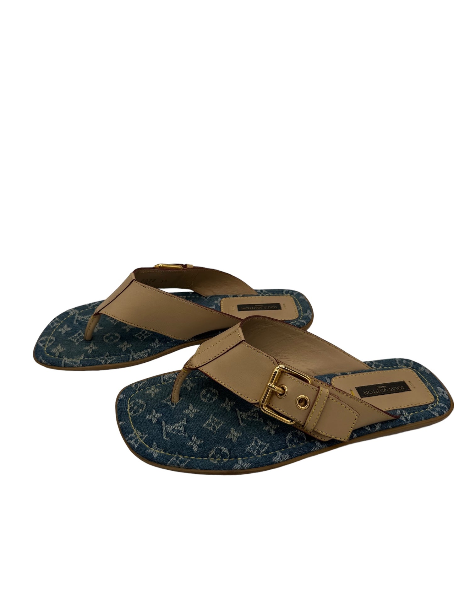 LOUIS VUITTON - Denim Monogram Sandals