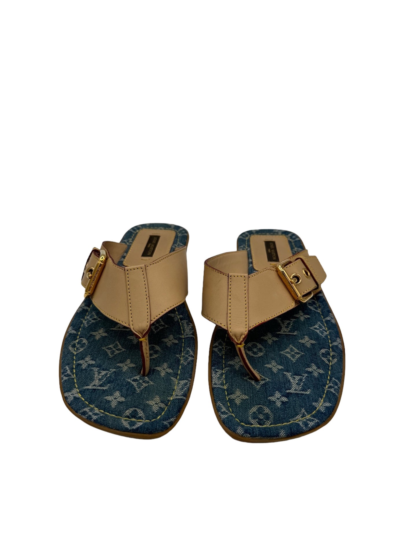 LOUIS VUITTON - Denim Monogram Sandals