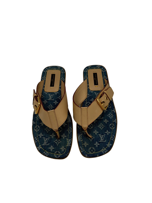 LOUIS VUITTON - Denim Monogram Sandals