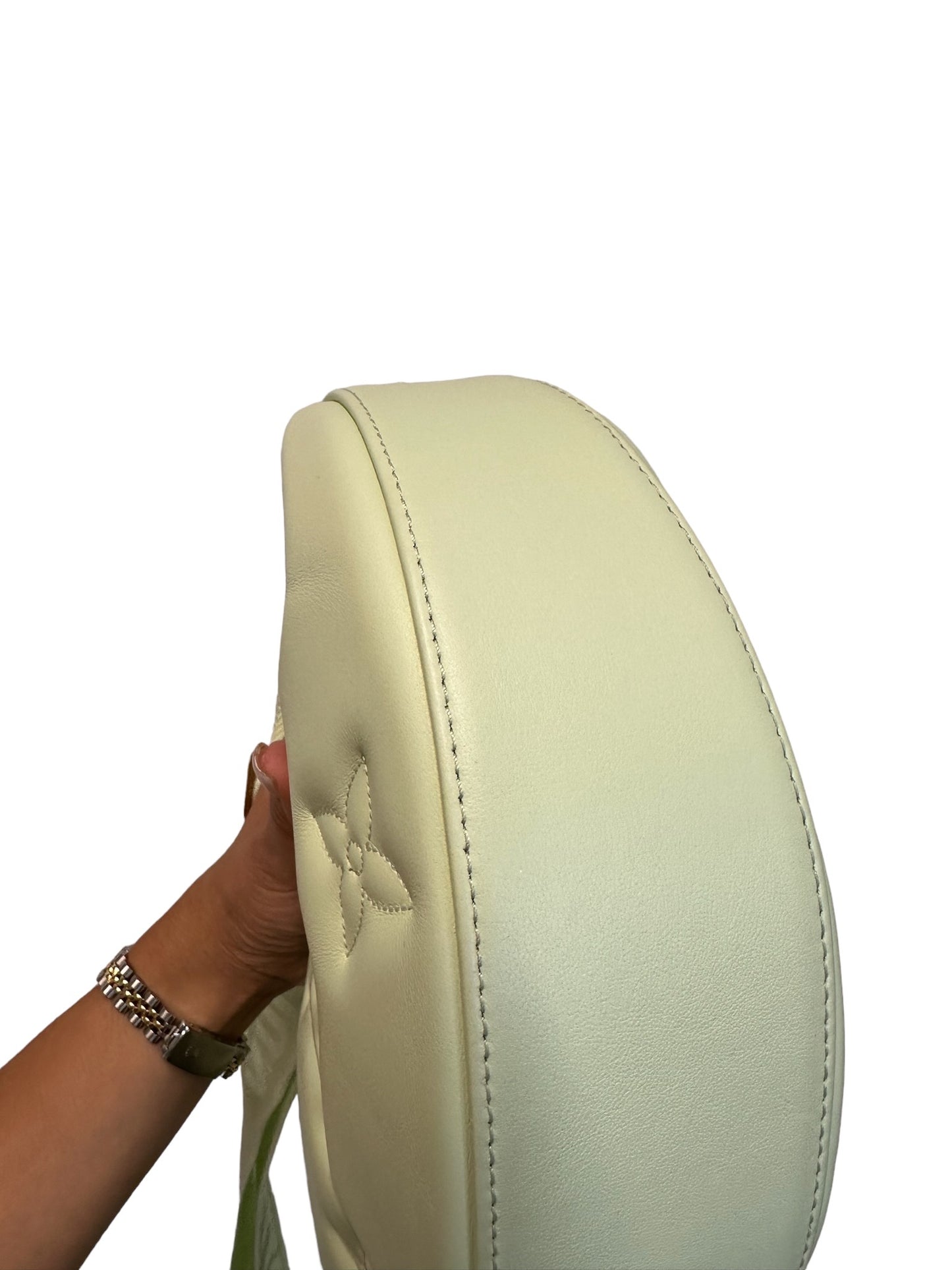 LOUIS VUITTON - Light Green Calfskin Bubblegram Over The Moon