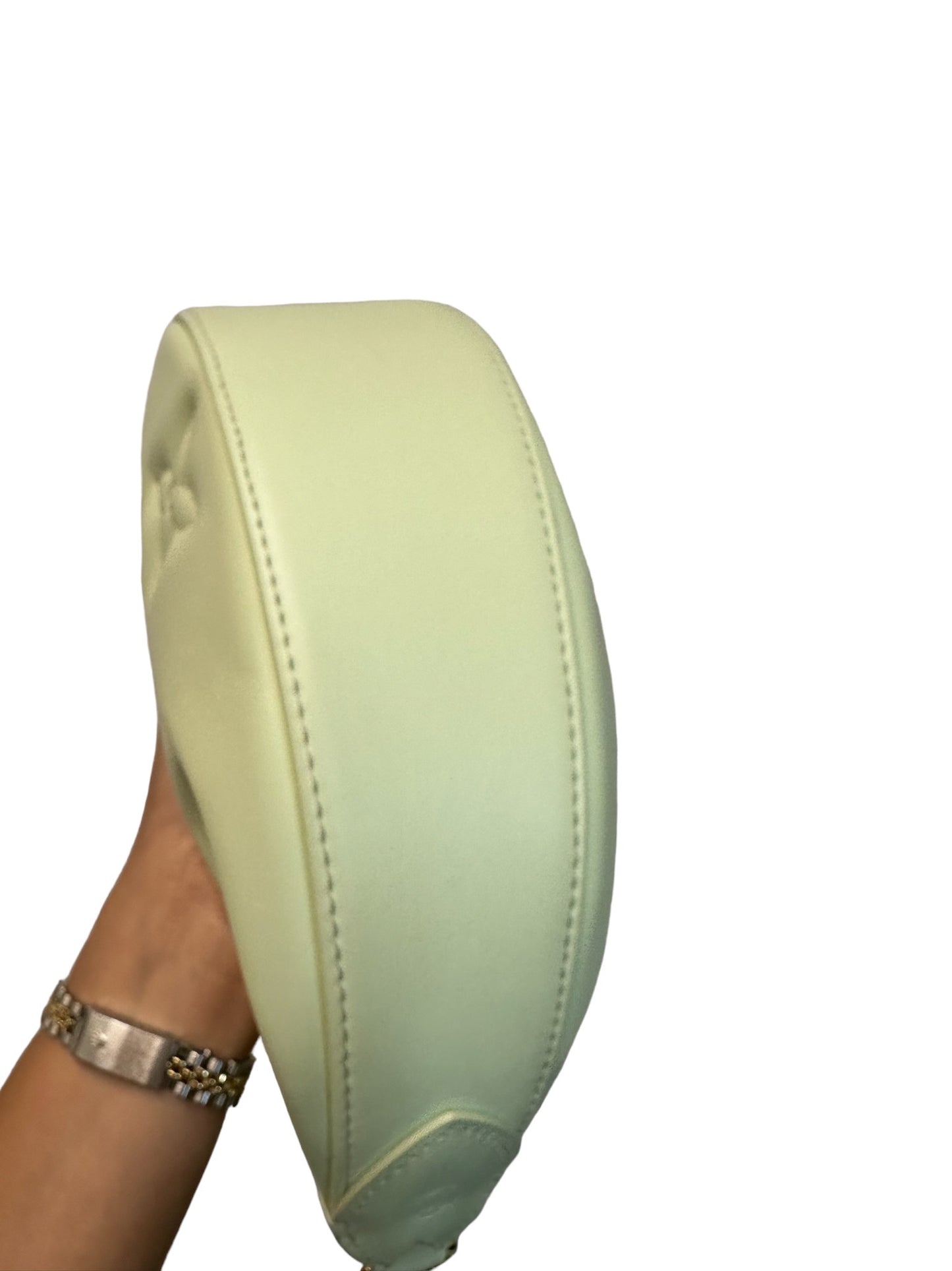 LOUIS VUITTON - Light Green Calfskin Bubblegram Over The Moon