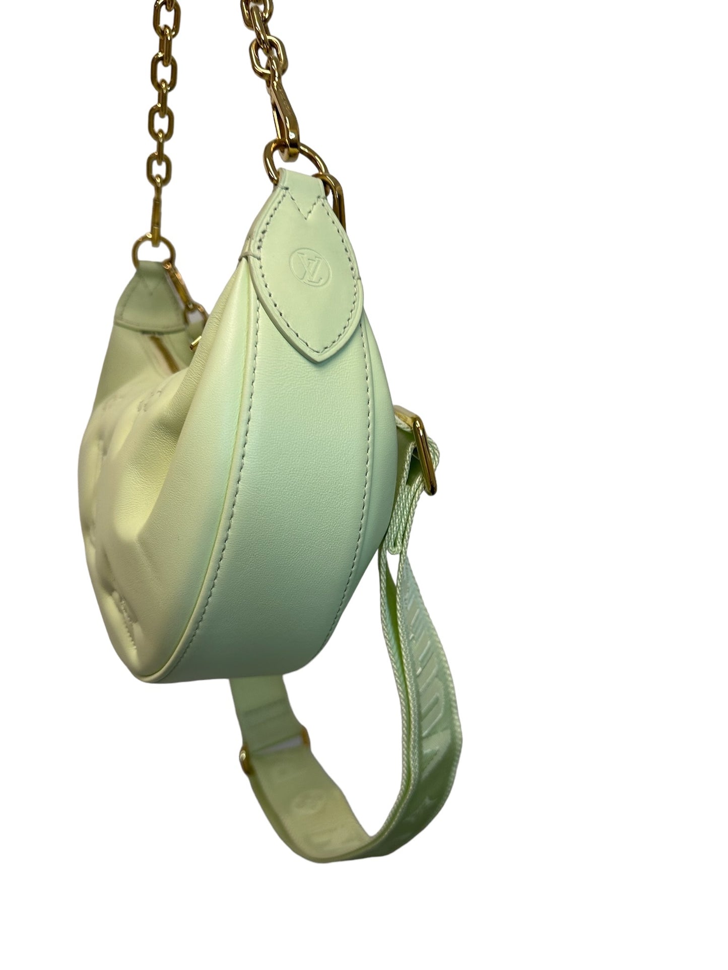 LOUIS VUITTON - Light Green Calfskin Bubblegram Over The Moon