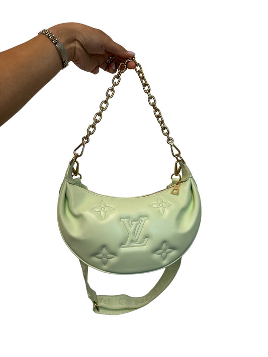 LOUIS VUITTON - Light Green Calfskin Bubblegram Over The Moon