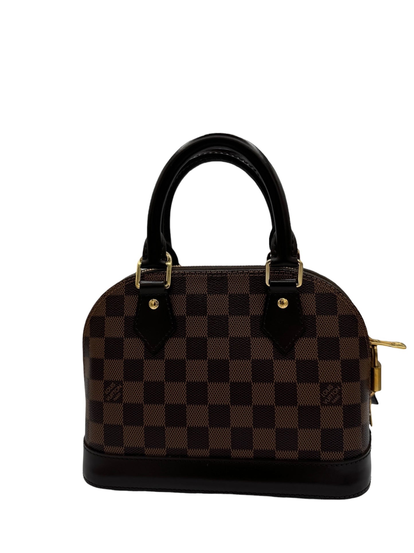 LOUIS VUITTON - Damier Ebene Canvas Alma BB Crossbody Bag