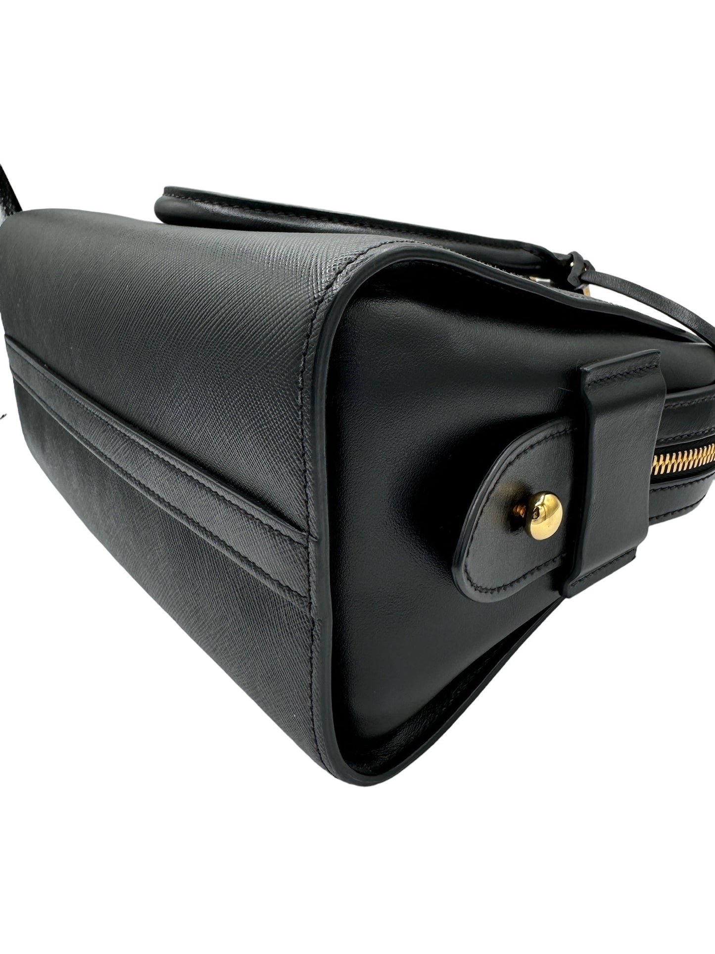 PRADA - Black Leather Handbag