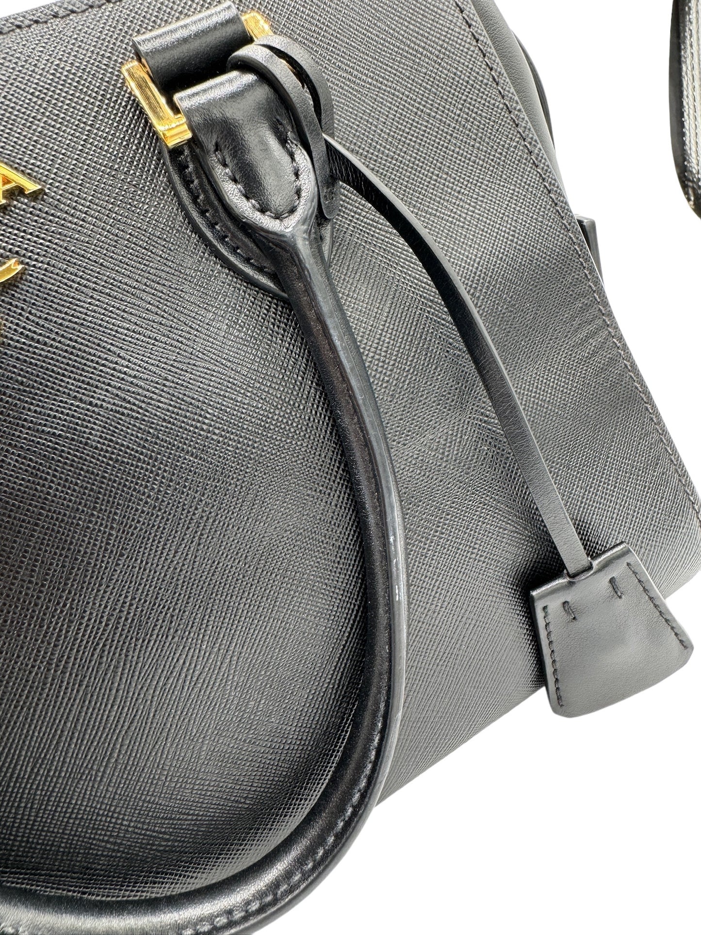 PRADA - Black Leather Handbag