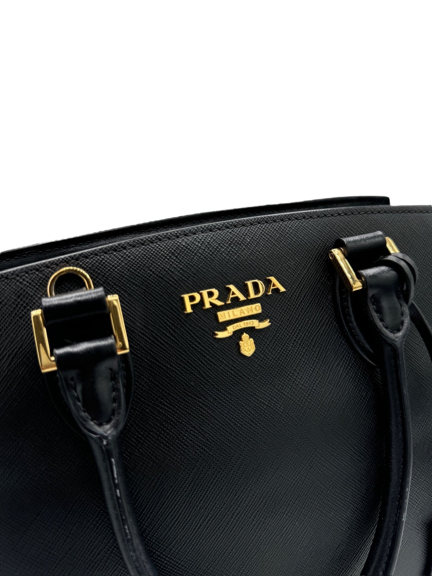 PRADA - Black Leather Handbag