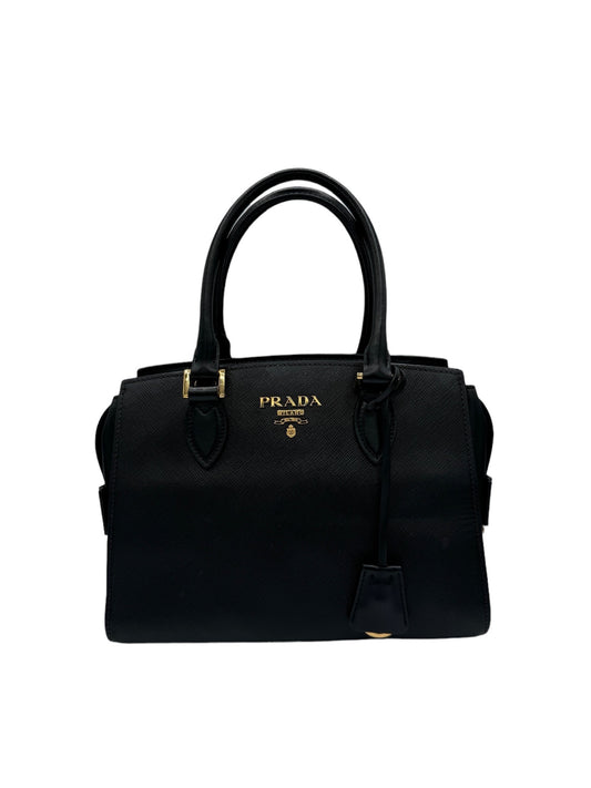 PRADA - Black Leather Handbag