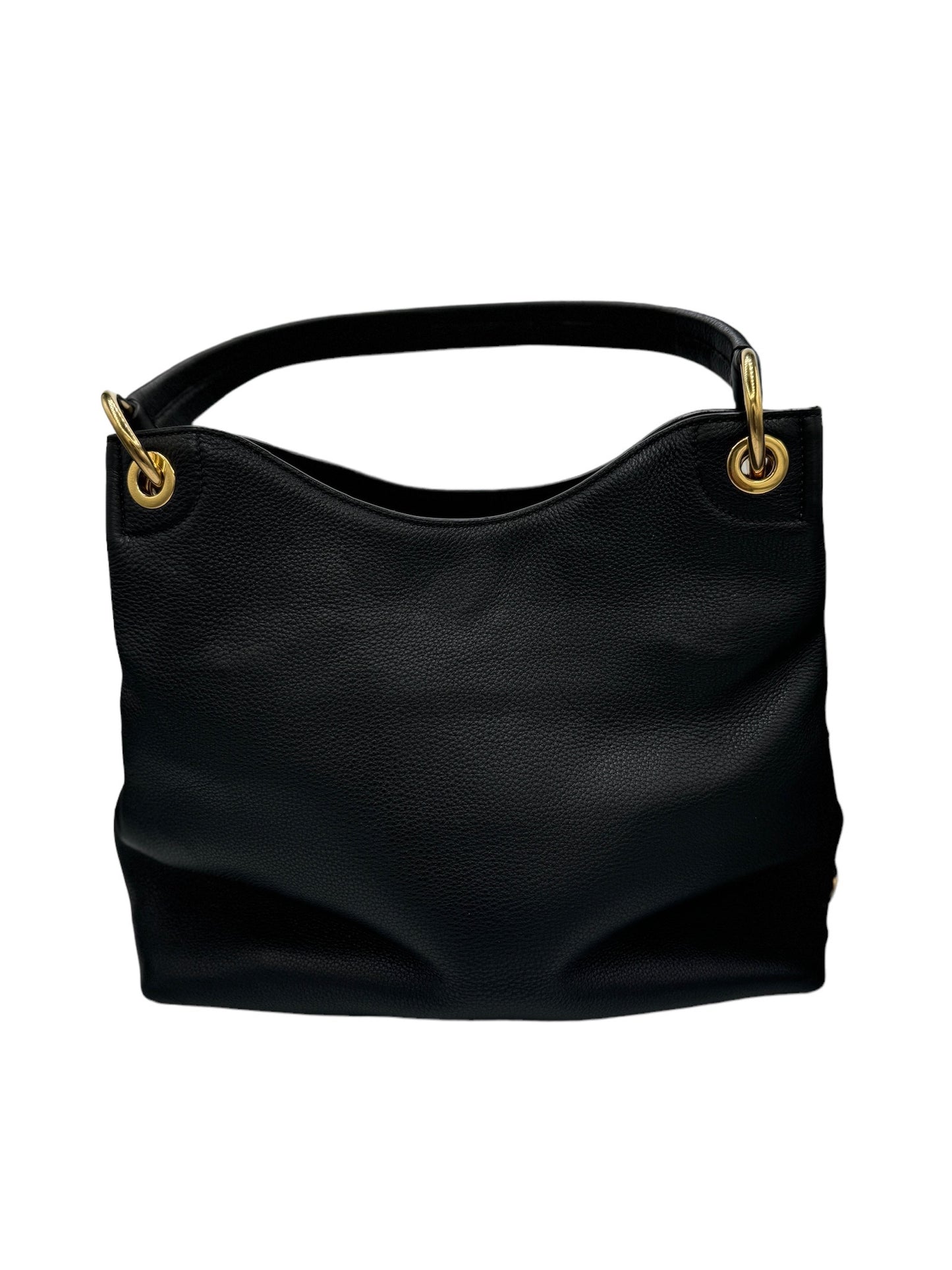 PRADA - Black Leather Shoulder Bag