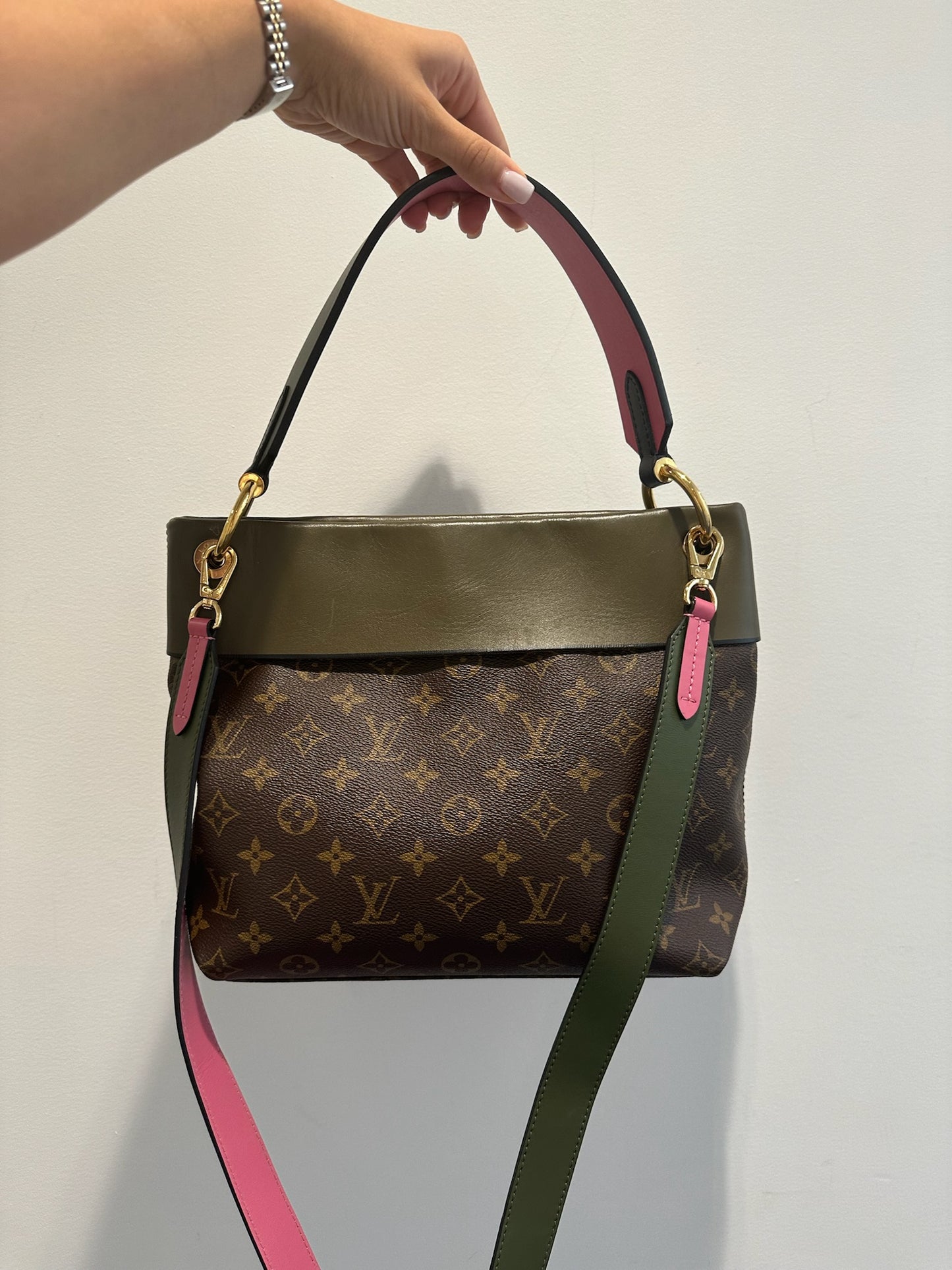 LOUIS VUITTON - Khaki Monogram Canvas Tuileries Besace Crossbody Bag