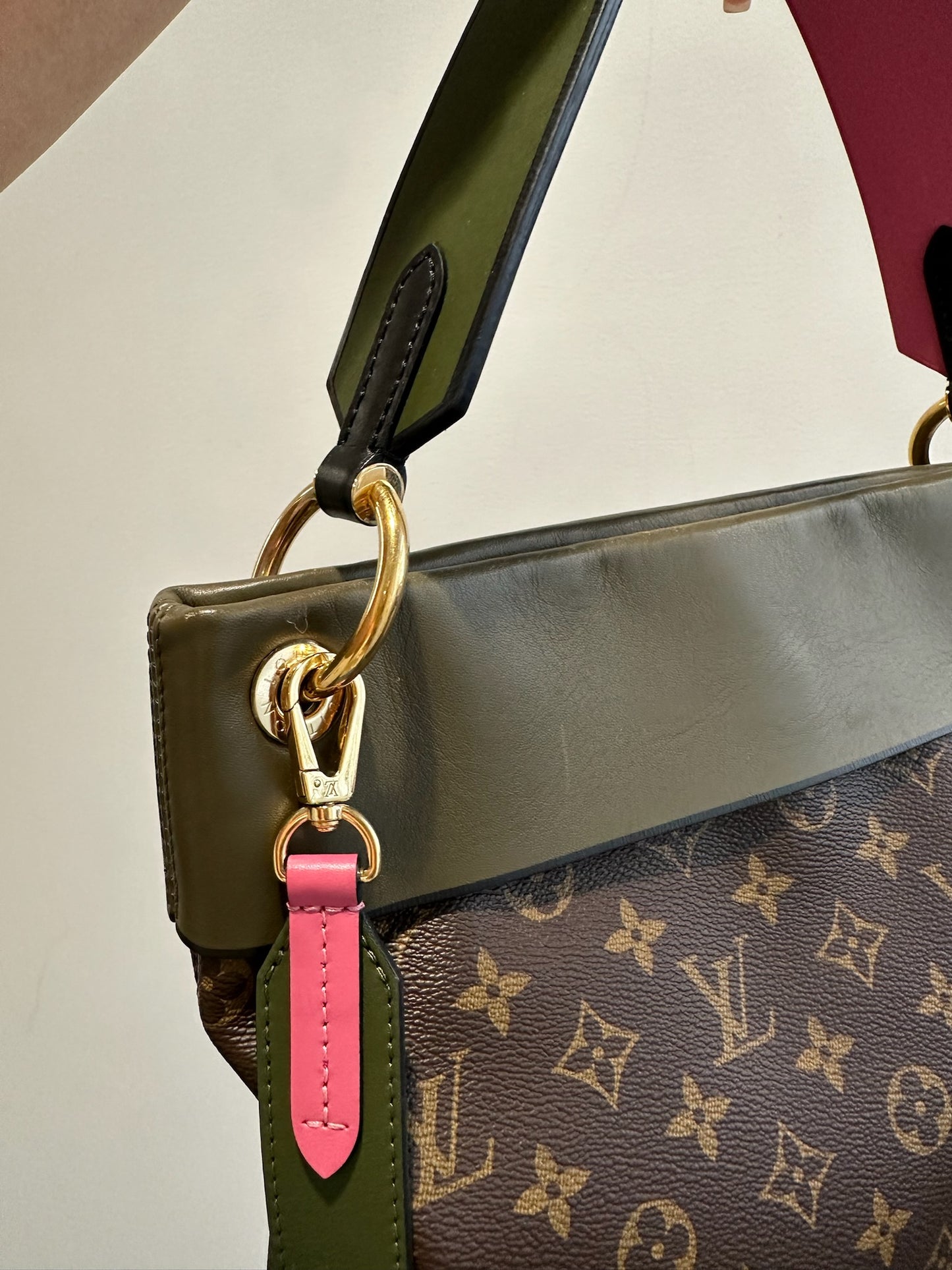 LOUIS VUITTON - Khaki Monogram Canvas Tuileries Besace Crossbody Bag