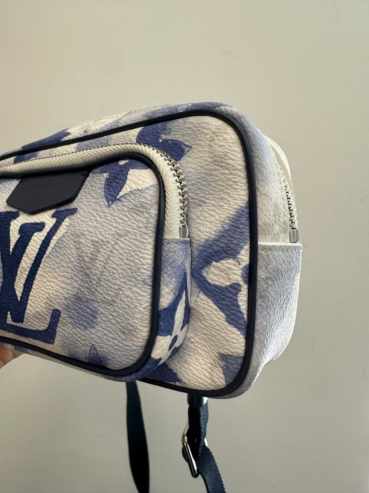 LOUIS VUITTON - Blue Monogram Watercolor Canvas Outdoor Crossbody Bag