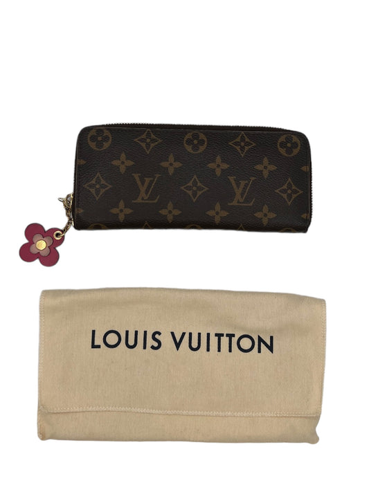 LOUIS VUITTON - Portefeuille Clemence Monogram Long Wallet