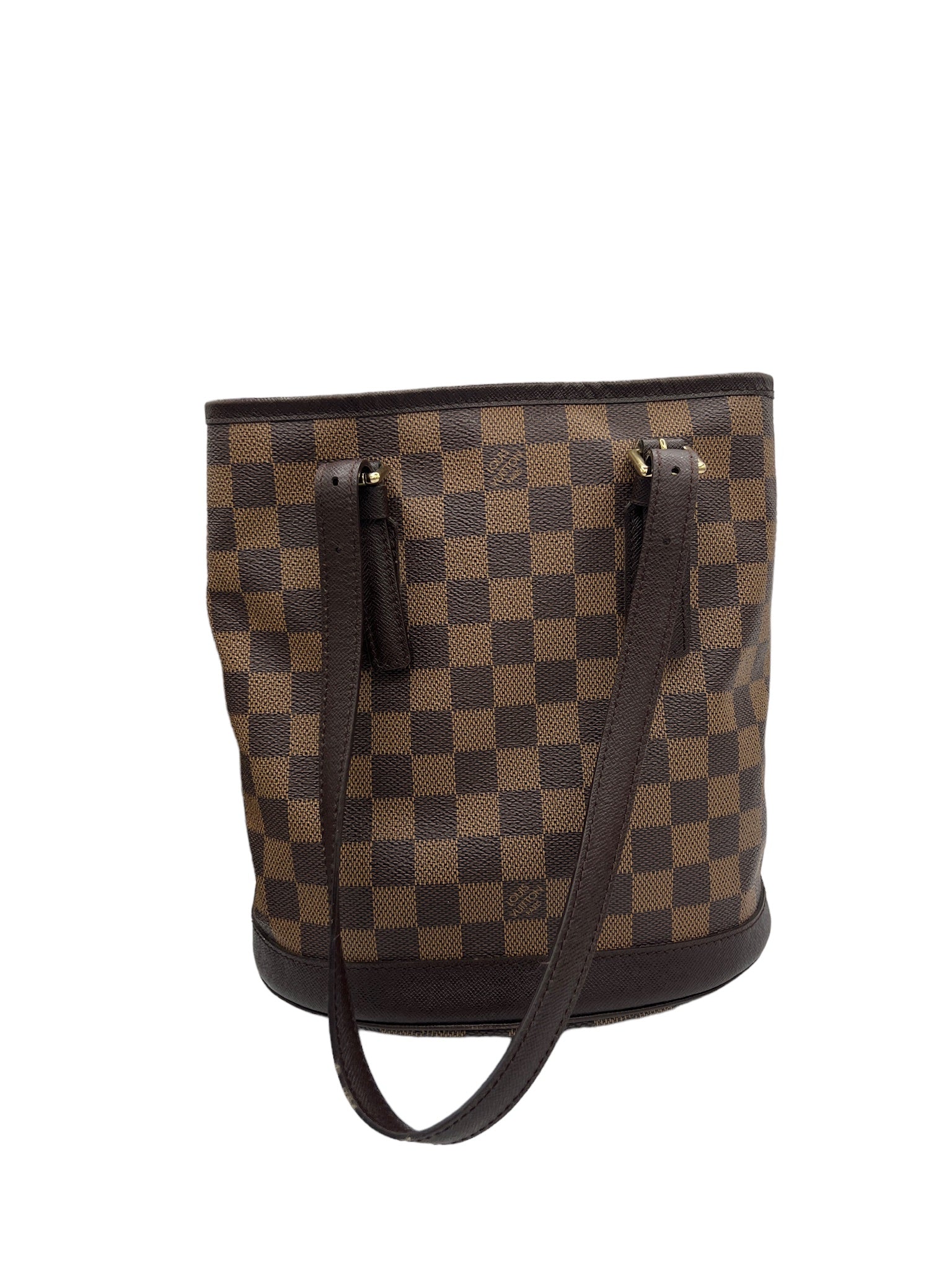 LOUIS VUITTON - Bolso bombonera Damier Ebene