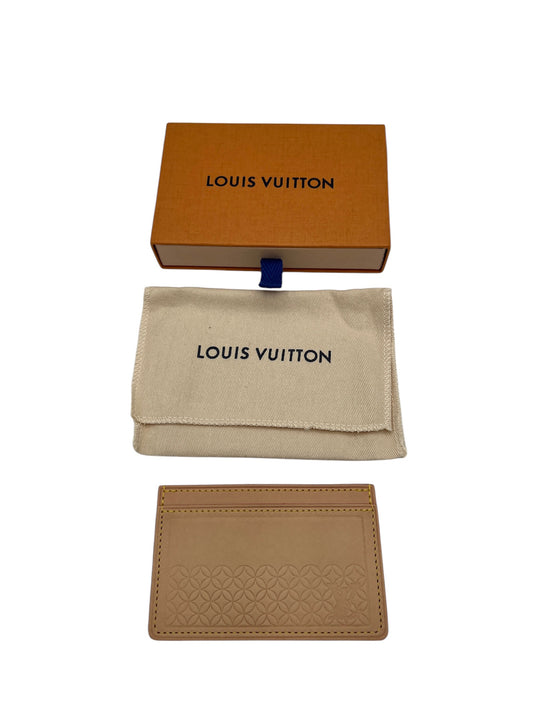 LOUIS VUITTON - Louis Vuitton Porte Carte Cowhide Card Case