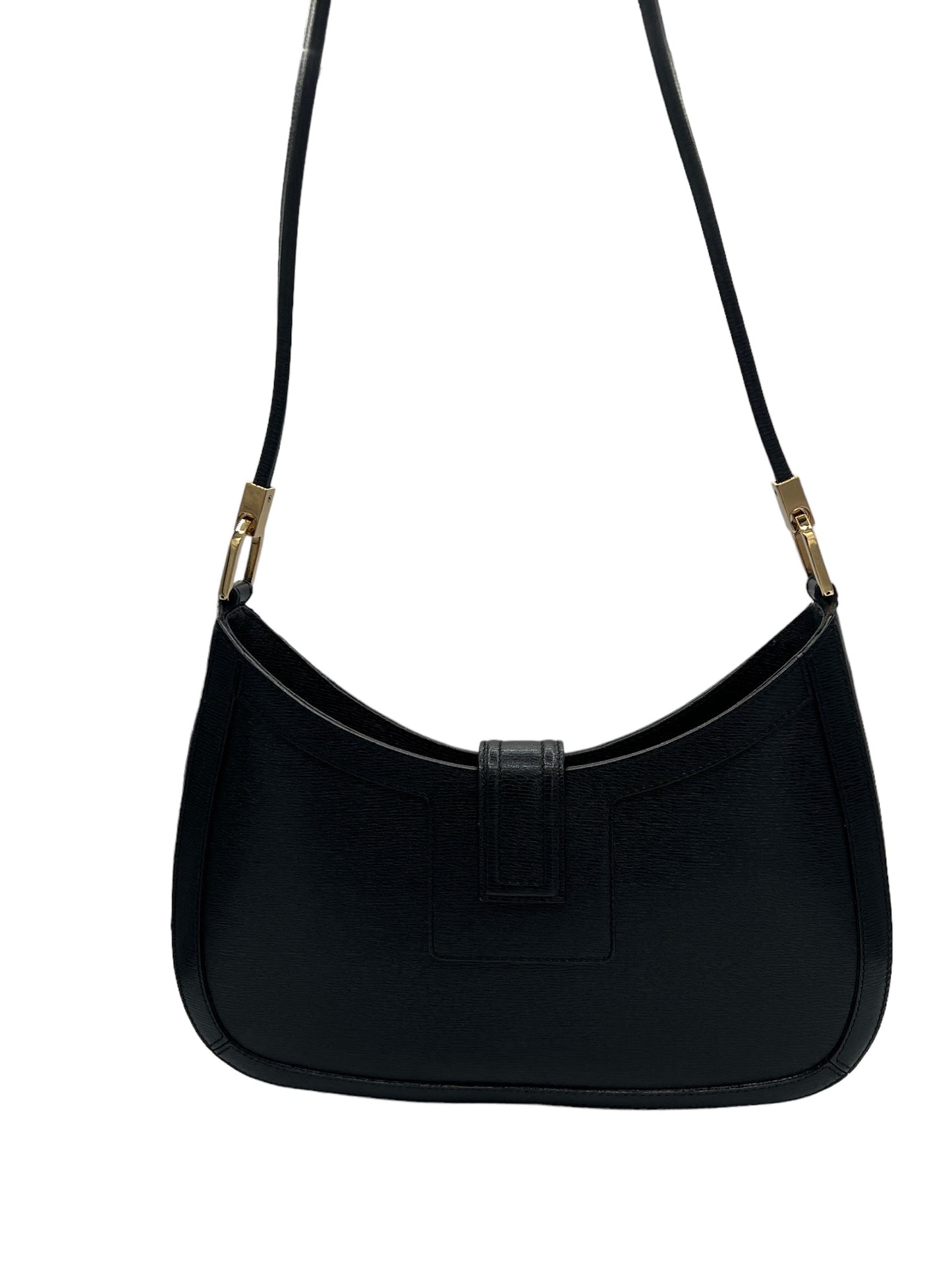 GUCCI - Black Leather Shoulder Bag