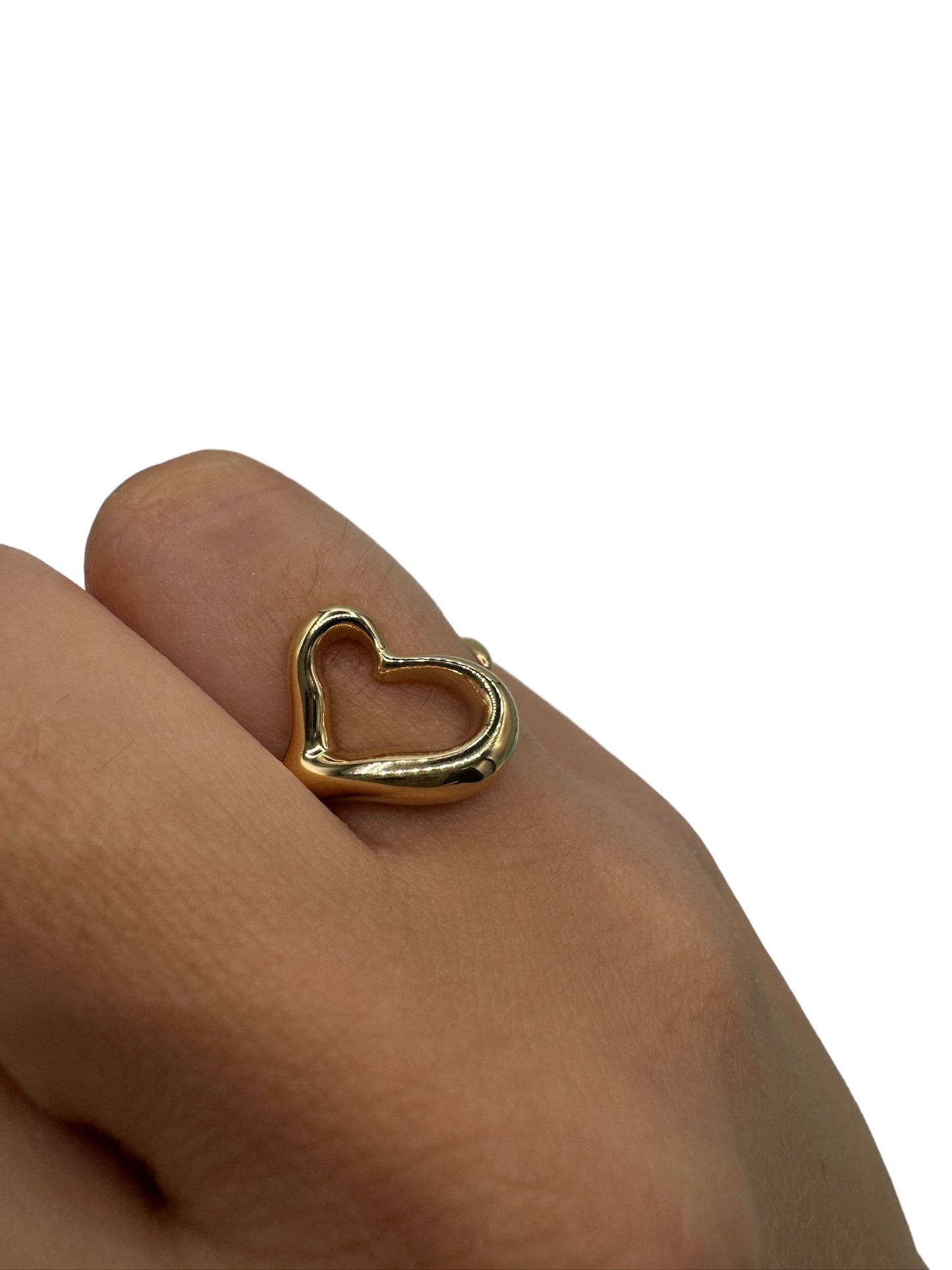 TIFFANY&CO. - Open Heart Ring Yellow Gold 18K