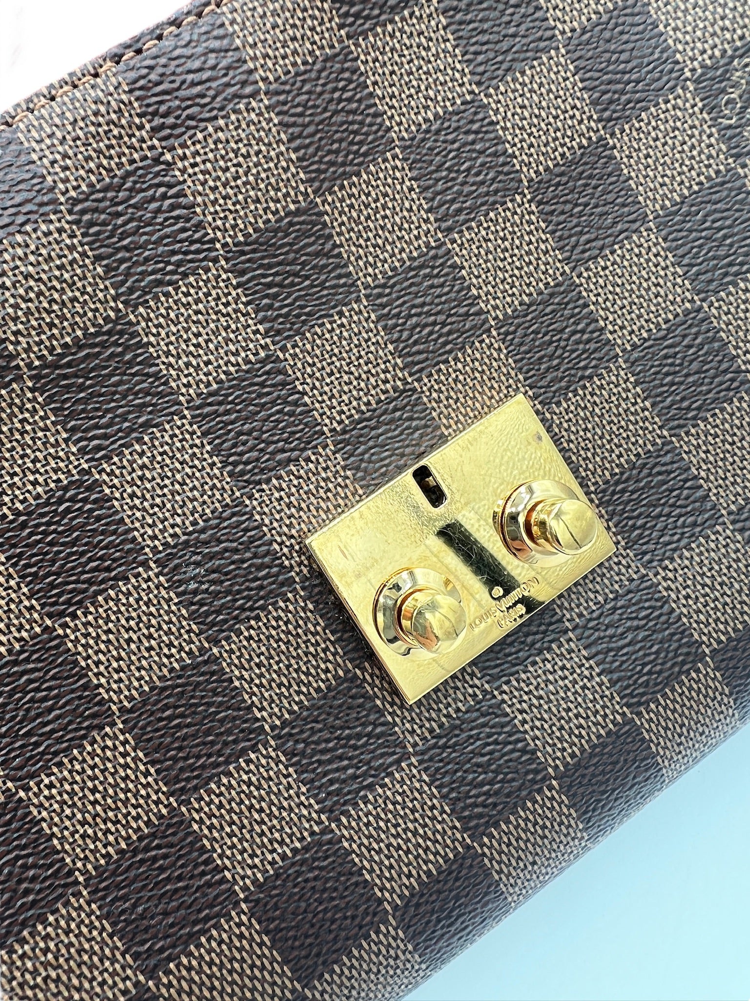 LOUIS VUITTON - Bolso Croisette Damier Ebene