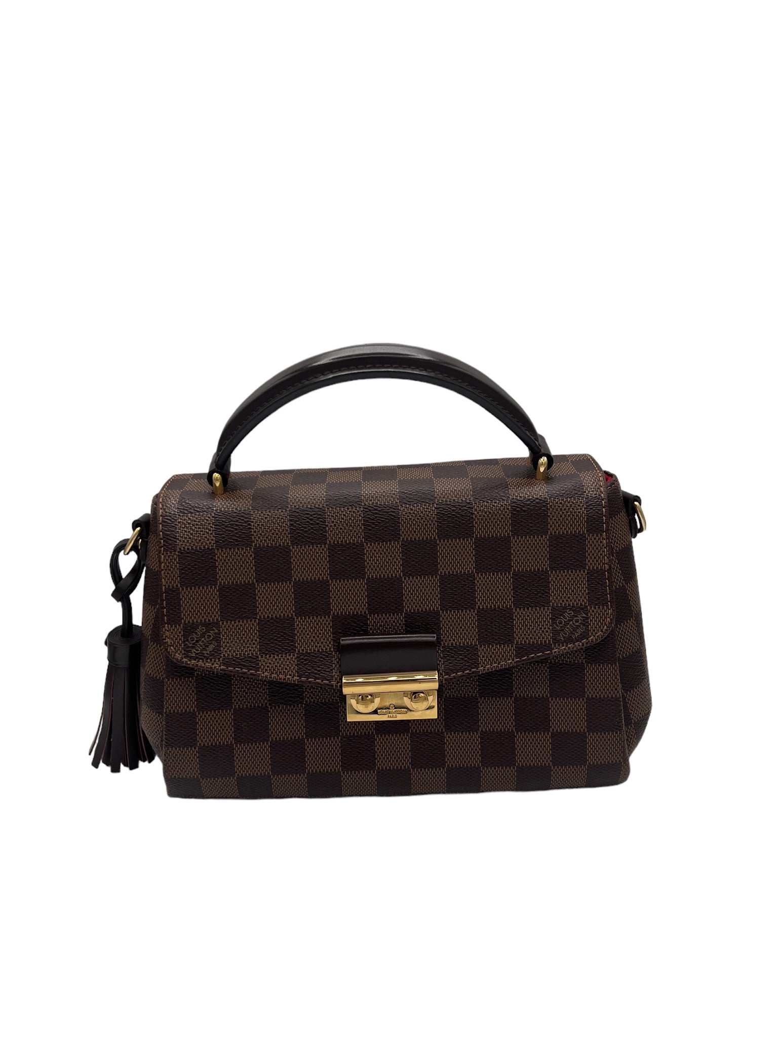 LOUIS VUITTON - Bolso Croisette Damier Ebene