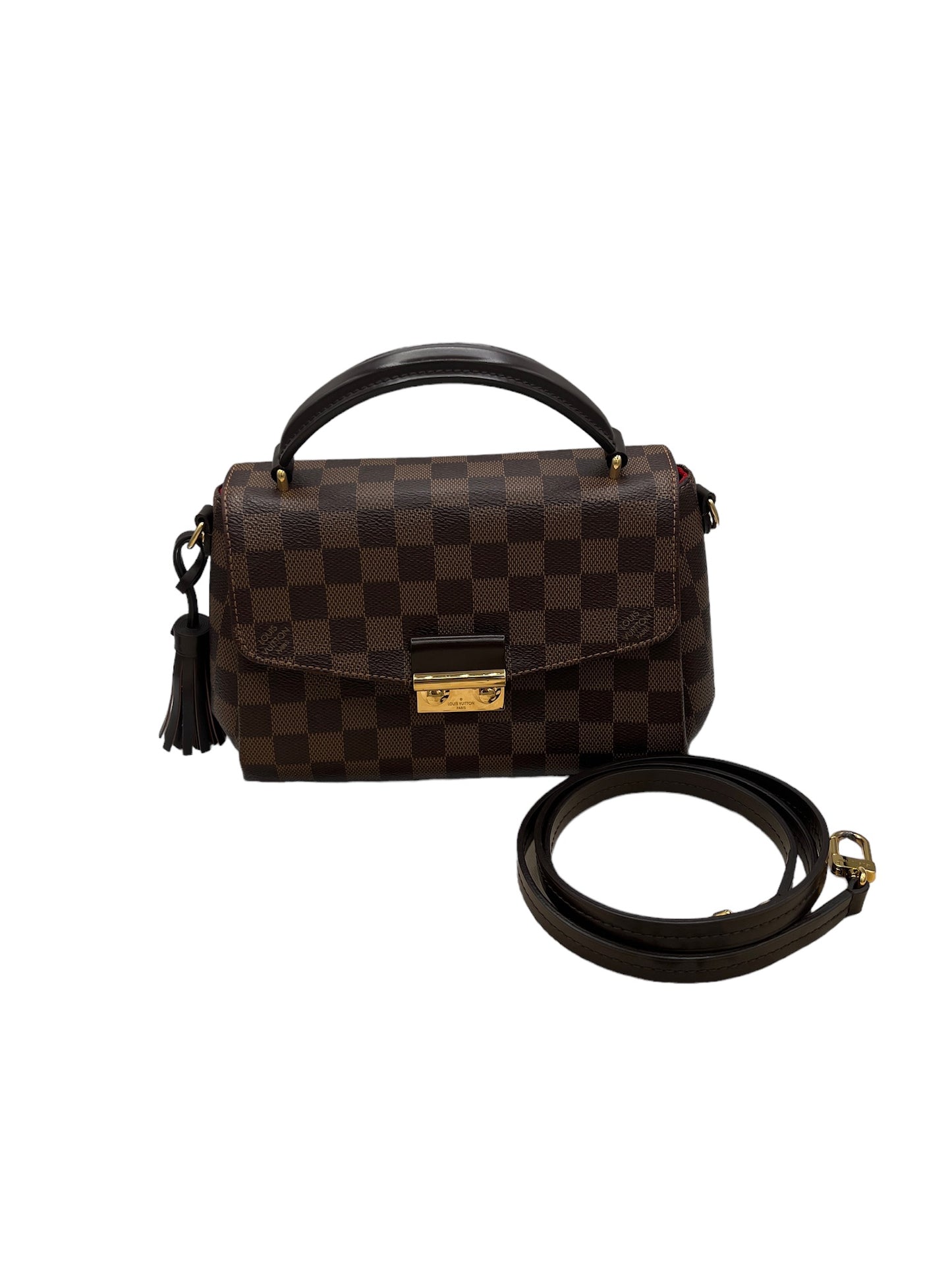 LOUIS VUITTON - Damier Ebene Croisette Bag