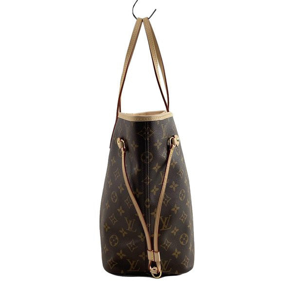 PRE-OWNED LV Neverfull MM Cerise Monogram Canvas Shoulder Bag