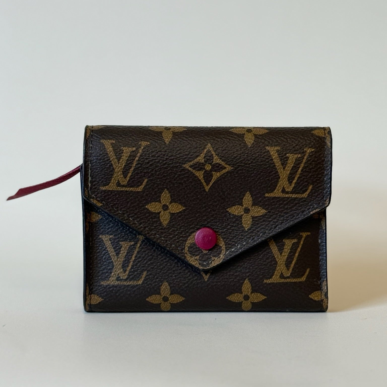 PRE-OWNED LV Monogram Canvas Victorine Wallet 