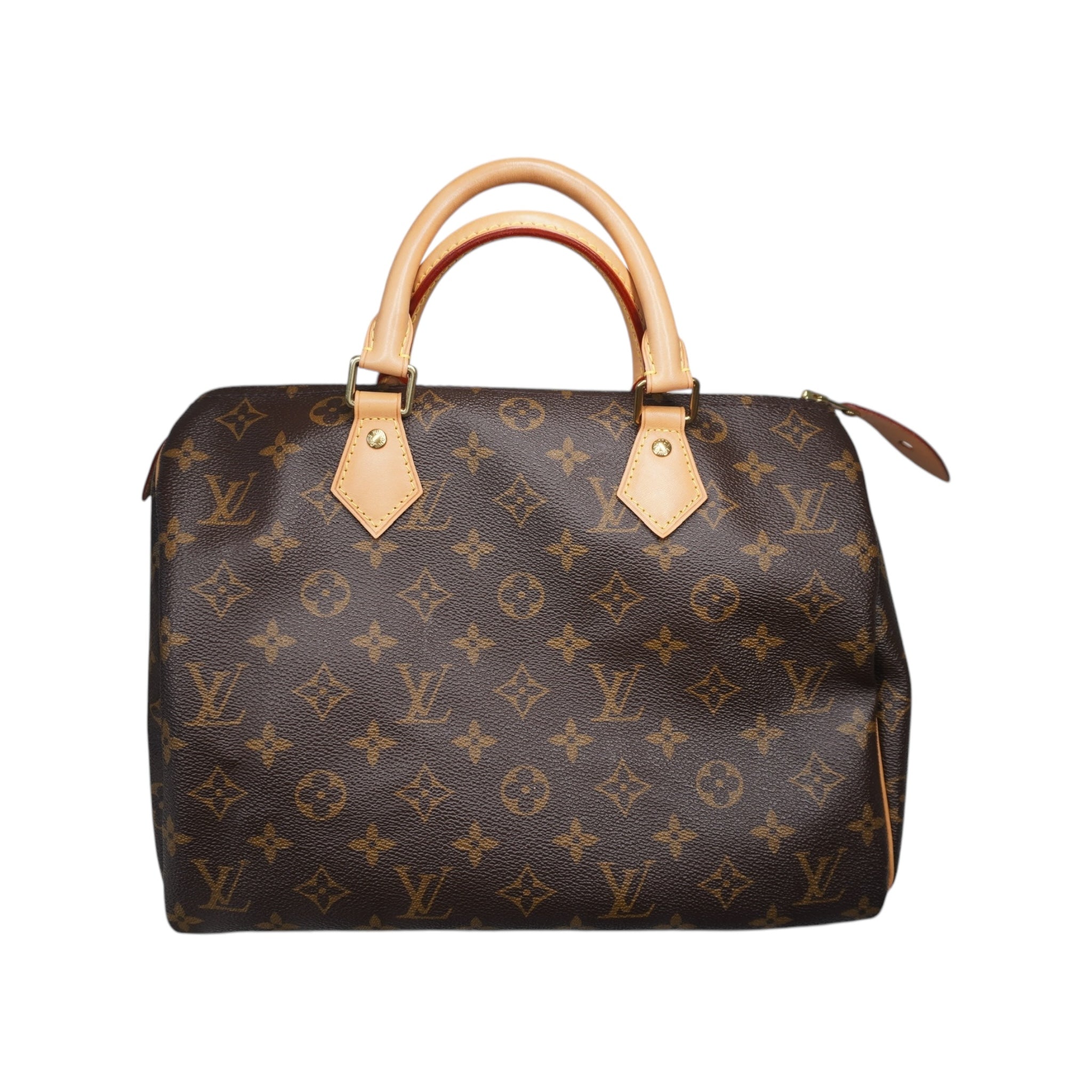 PRE-OWNED LV Speedy 30 Monogram Canvas Tote Bag