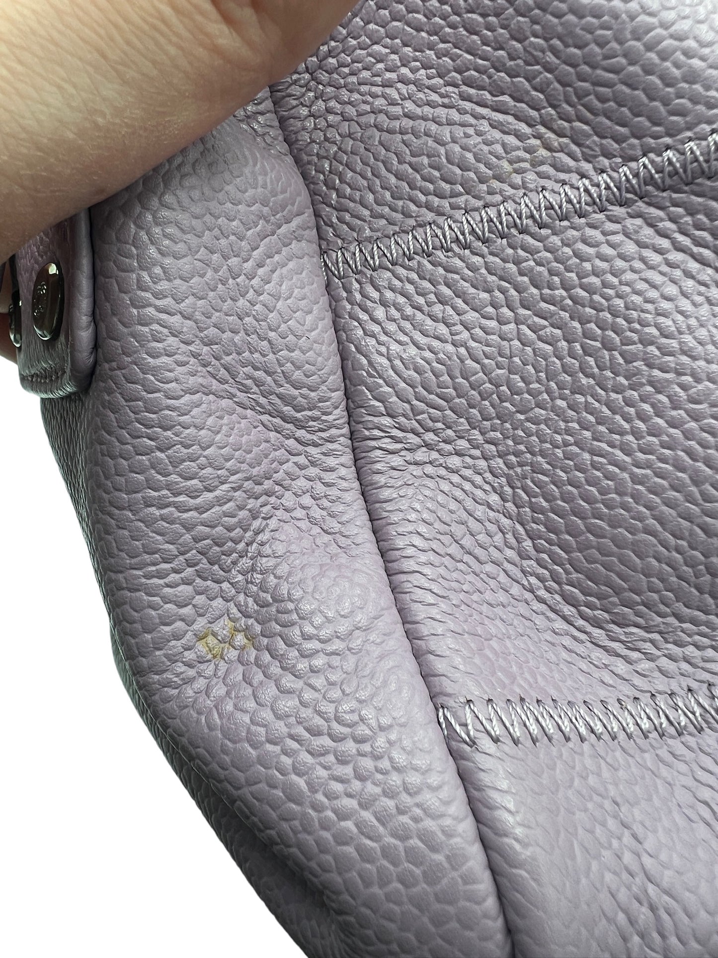 CHANEL - Choco Bar Caviar Leather Shoulder Bag