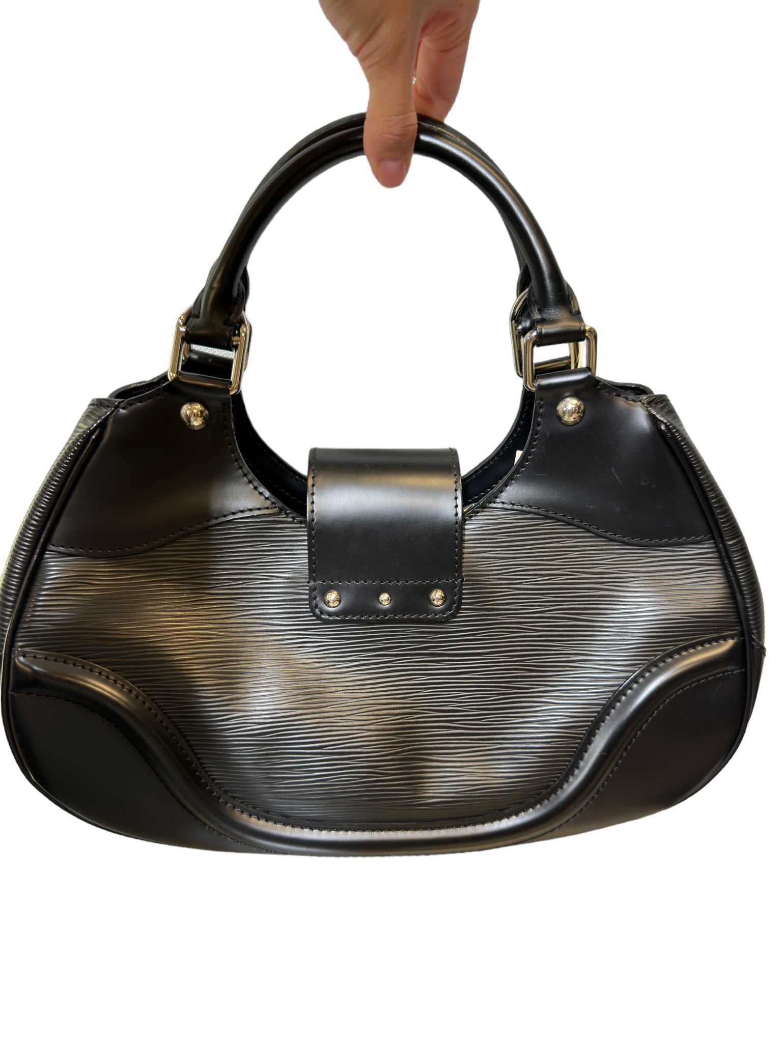 LOUIS VUITTON - Bolso de mano Montaigne Sac Epi Leather