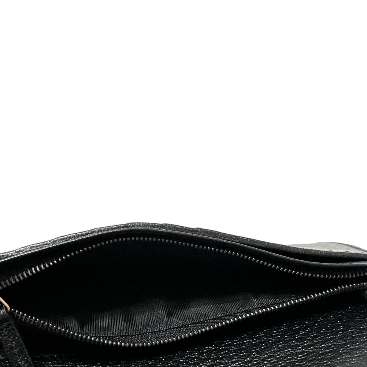 GUCCI - Cartera larga de piel negra GG Marmont