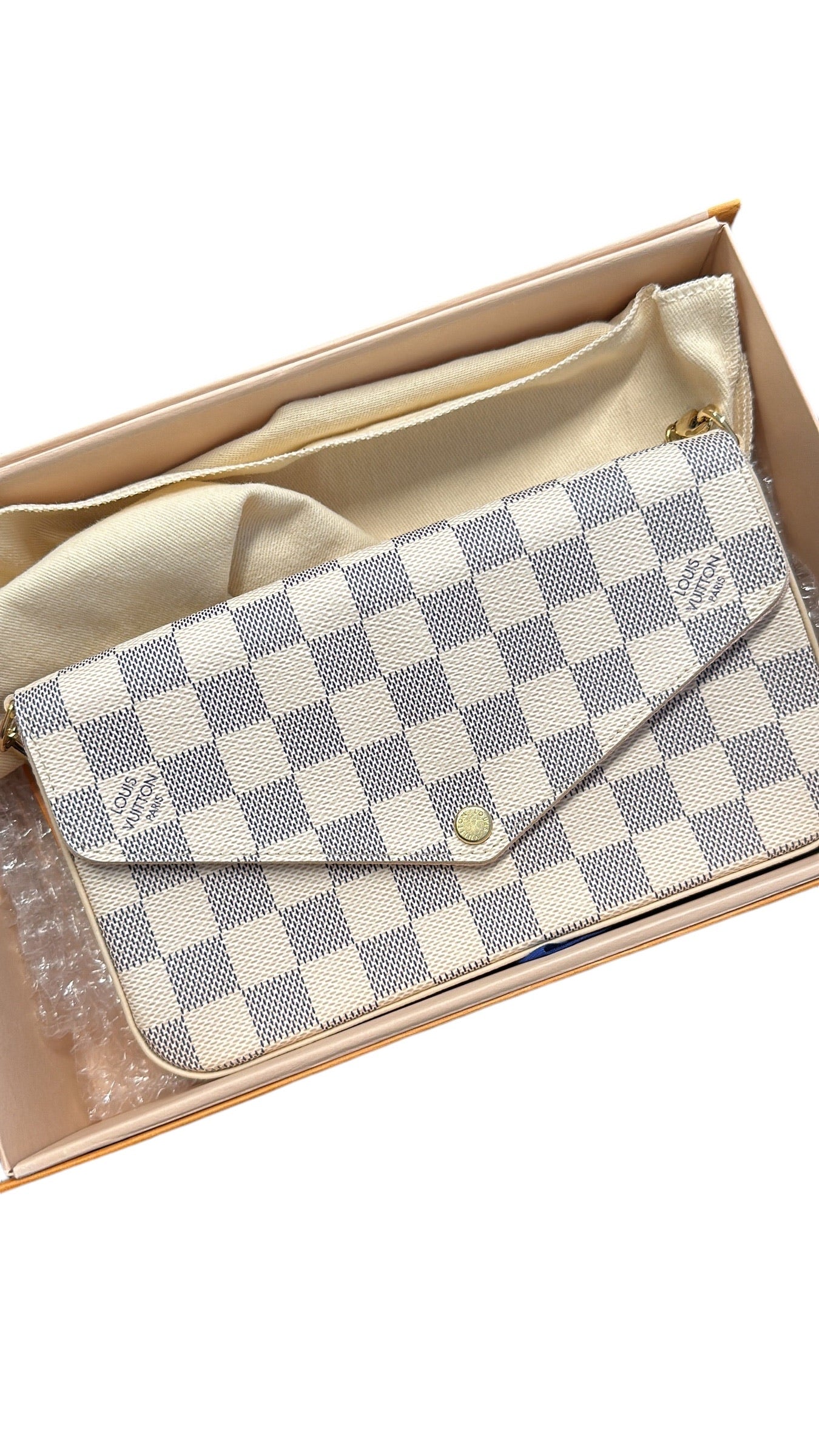 LOUIS VUITTON - Felicie Pochette Damier Azur