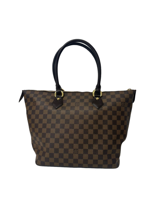 LOUIS VUITTON - Damier Ebene Canvas Saleya MM