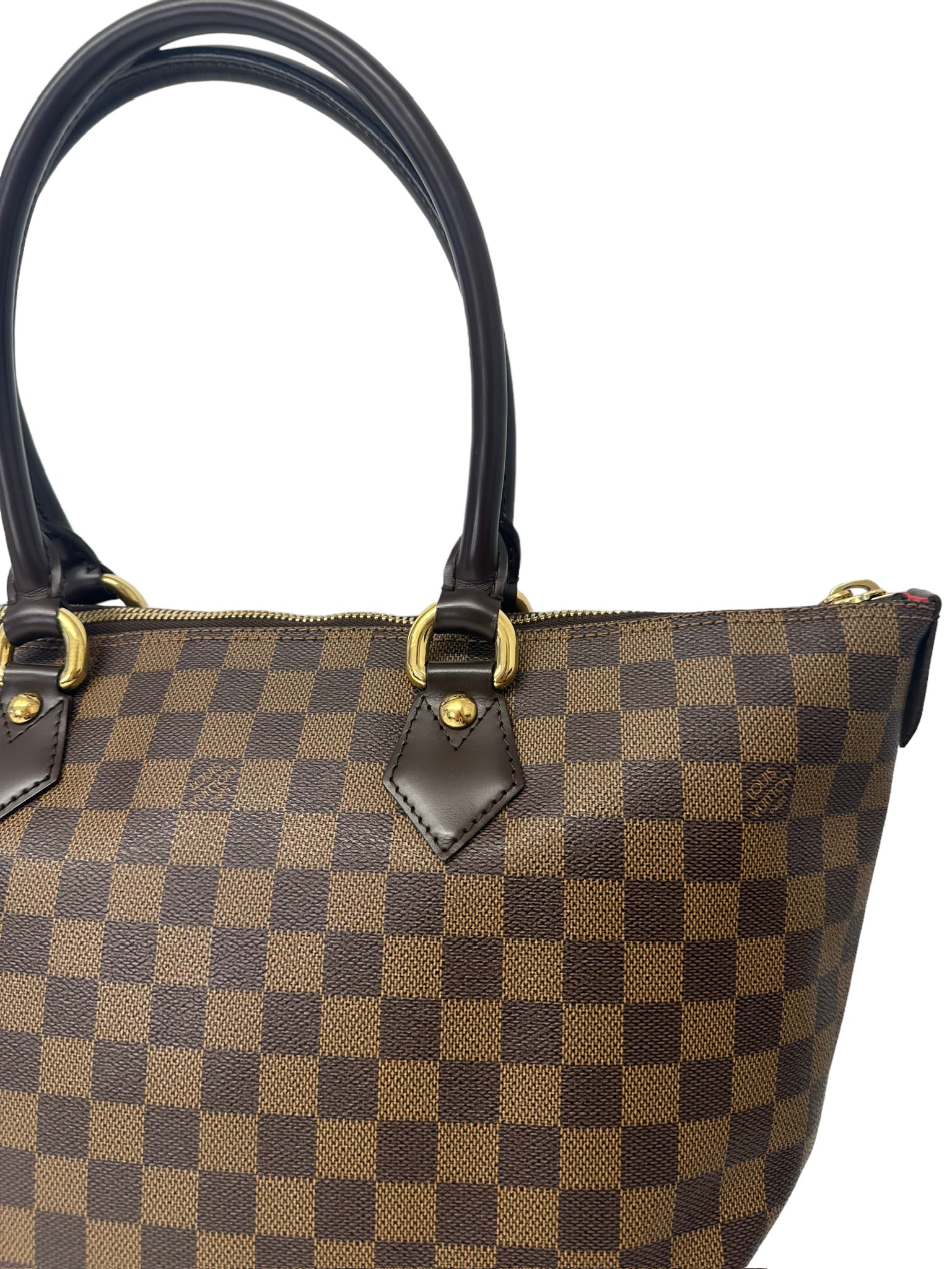 LOUIS VUITTON - Damier Ebene Canvas Saleya MM